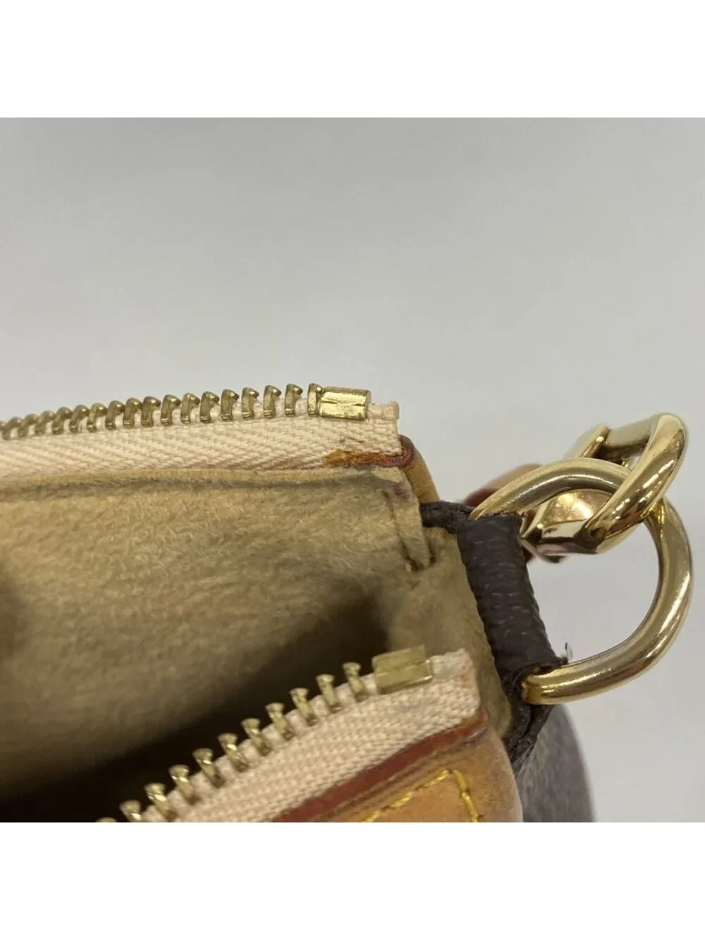 Louis Vuitton Pouch Monogram Cherry Blossom Pochette Accessoires Brown Takashi